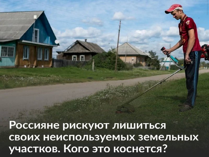 Россиян могут лишить их дачных участков, если они не появлялись там больше года.